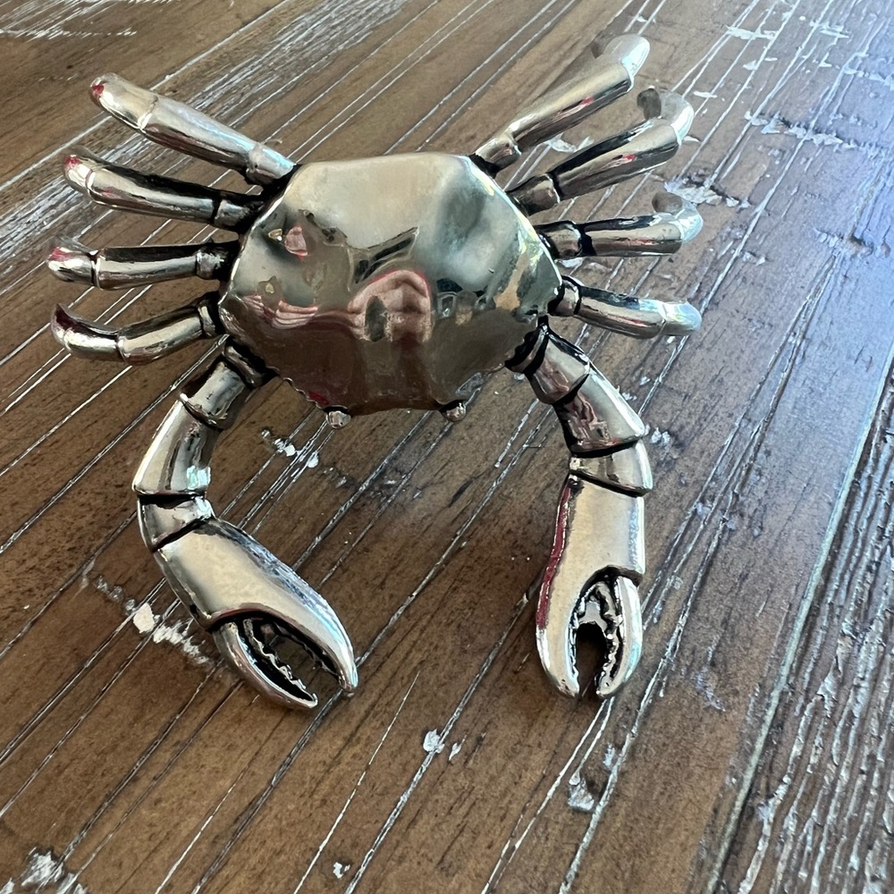Tommy Bahama Silver Crab Bottle Opener